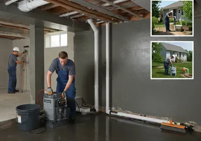 Basement Waterproofing and Flood Prevention process in Windsor, MO